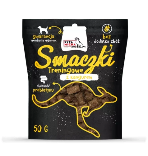 Syta Micha Smaczki treningowe z kangurem 50g - przysmak dla psa