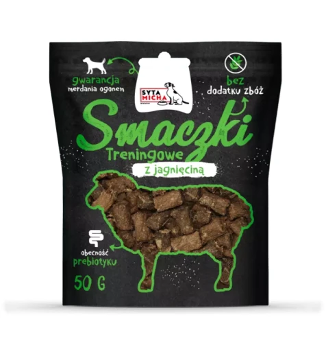 Syta Micha Smaczki treningowe z jagnięciną 50g - przysmak dla psa