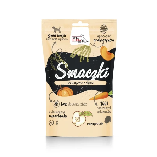 Syta Micha Prebiotyczne smaczki dla psa (GI²D Complex) z algami 80g - przysmak dla psa