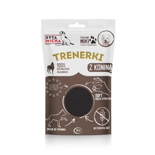 Syta Micha Treningówki z koniną 80g - przysmaki treningowe