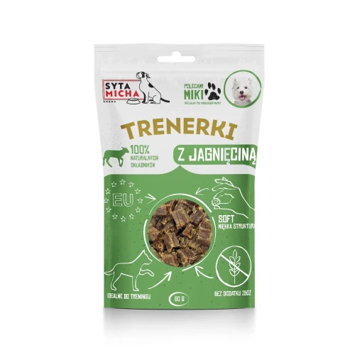 Syta Micha Treningówki z jagnięciną dla psa 80g - przysmaki treningowe
