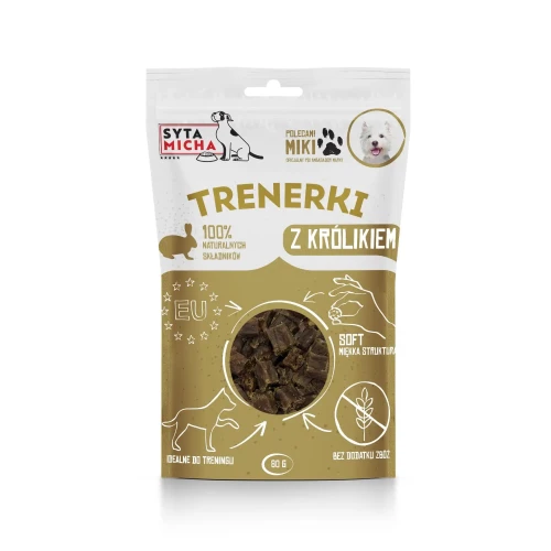 Syta Micha Treningówki z królikiem dla psa 80g - przysmaki treningowe