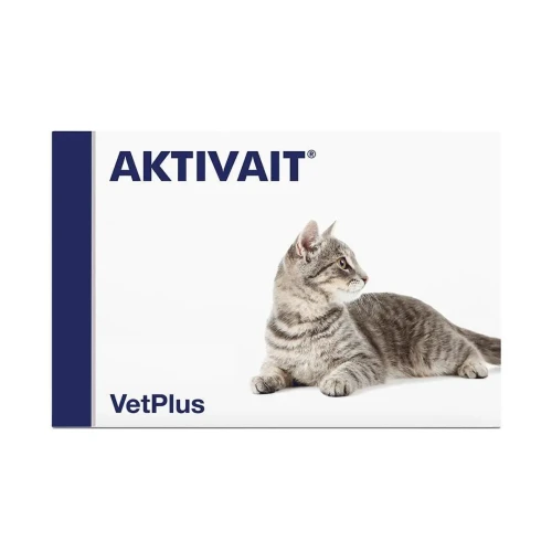 VetPlus Aktivait dla kotów – poprawia funkcjonowanie układu nerwowego 60 kaps