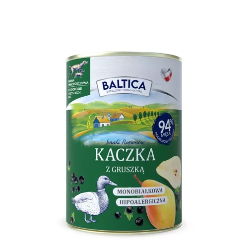 Baltica Karma mokra kaczka z gruszką 400g