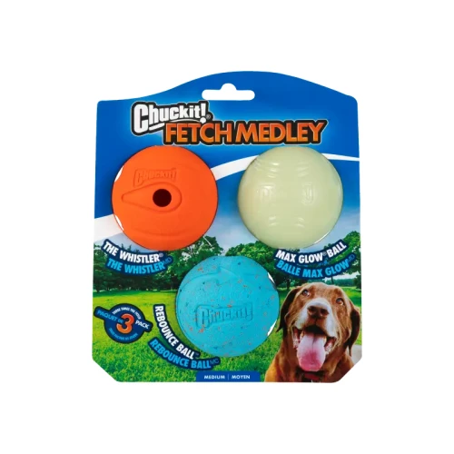 Chuckit! Fetch Medley Medium 3 pak