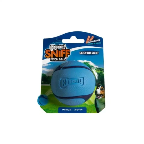 Chuckit! Sniff Fetch Ball Bacon Medium