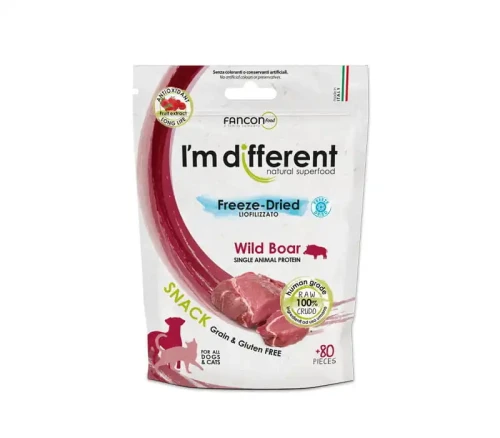 I’m different Liofilizowana przekąska - dzik - przysmak dla psa