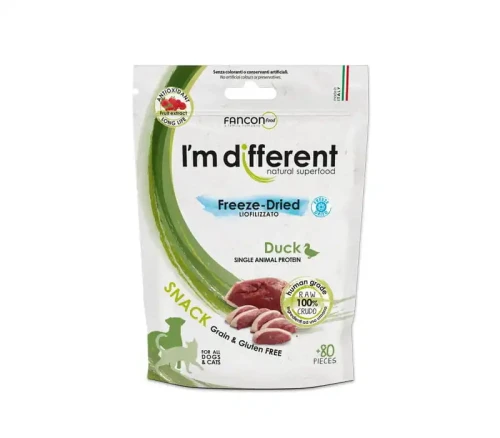 I’m different Liofilizowana przekąska - kaczka - przysmak dla psa