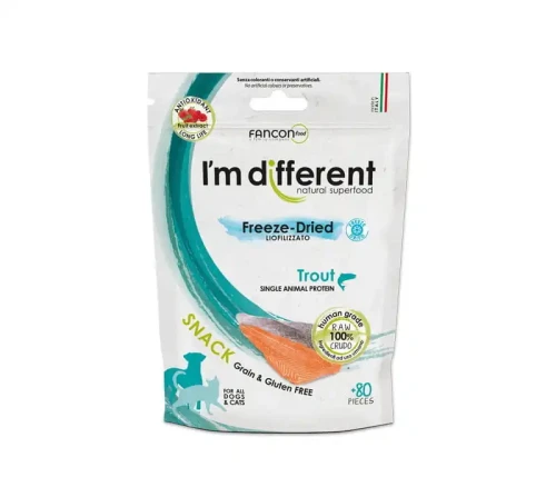 I’m different Liofilizowana przekąska - pstrąg - przysmak dla psa