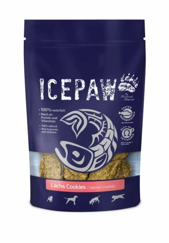 Icepaw Lachs Cookies – ciasteczka z łososia i białych ryb 100g - przysmak dla psa