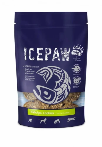 Icepaw Kabeljau Cookies – ciasteczka z dorsza 100g - przysmak dla psa