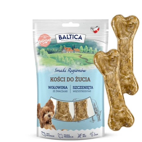 Baltica Kości do żucia dla szczeniąt 2szt - przysmak dla psa