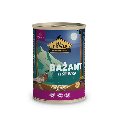Pokusa Feel The Wild Karma mokra - bażant ze śliwką 400g