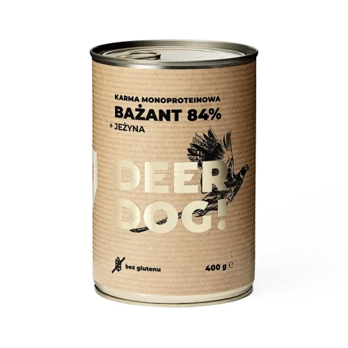 Deer Dog! - Bażant Jeżyna – karma mokra 400g