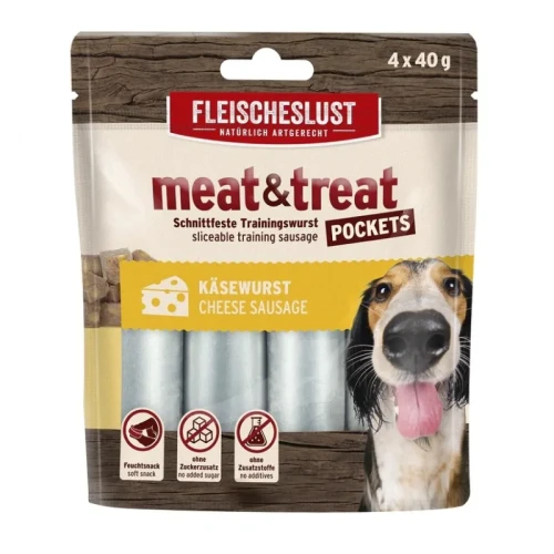 Meatlove MEAT & TREAT 4X40g Ser - przysmak dla psa