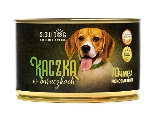 Slow Dog Karma mokra Kaczka w buraczkach 