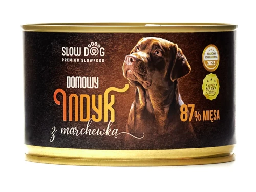 Slow Dog Karma mokra Domowy Indyk z marchewką