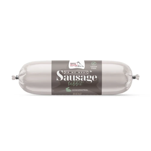 Syta Micha  Prime Meat Kiełbaska treningowa z królikiem 80g - przysmak dla psa