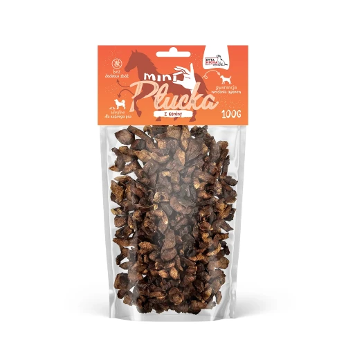 Syta Micha Mini płucka z koniny 100g - przysmak dla psa