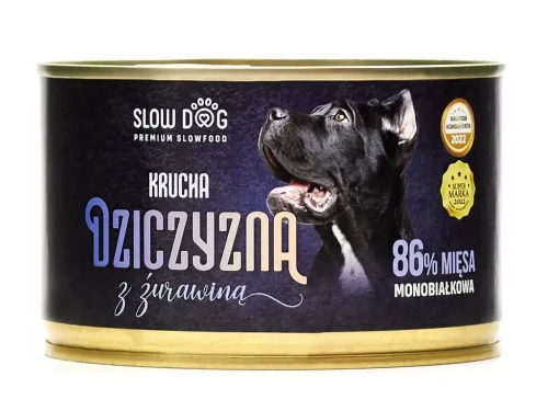 Slow Dog Karma mokra Krucha Dziczyzna z żurawiną