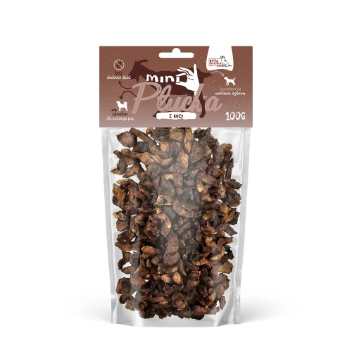 Syta Micha Mini płucka z koziny 100g - przysmak dla psa
