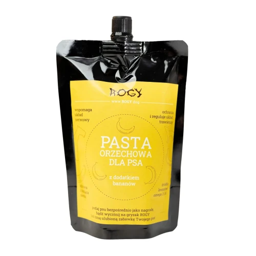 ROGY - Pasta orzechowa z bananem dla psa - przysmak dla psa