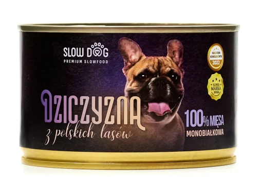 Slow Dog Karma mokra Dziczyzna z polskich lasów - 100% mięsa