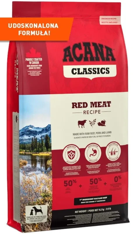 Acana-Classics-Red-karma-dla-psów,-czerwone-mięso-i-warzywa-14,5kg.webp