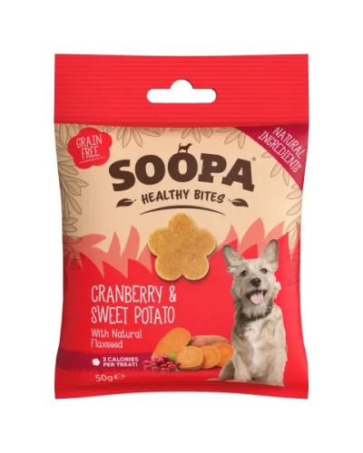 SOOPA Healthy Bites – Żurawina i Batat 50g - przysmak dla psa