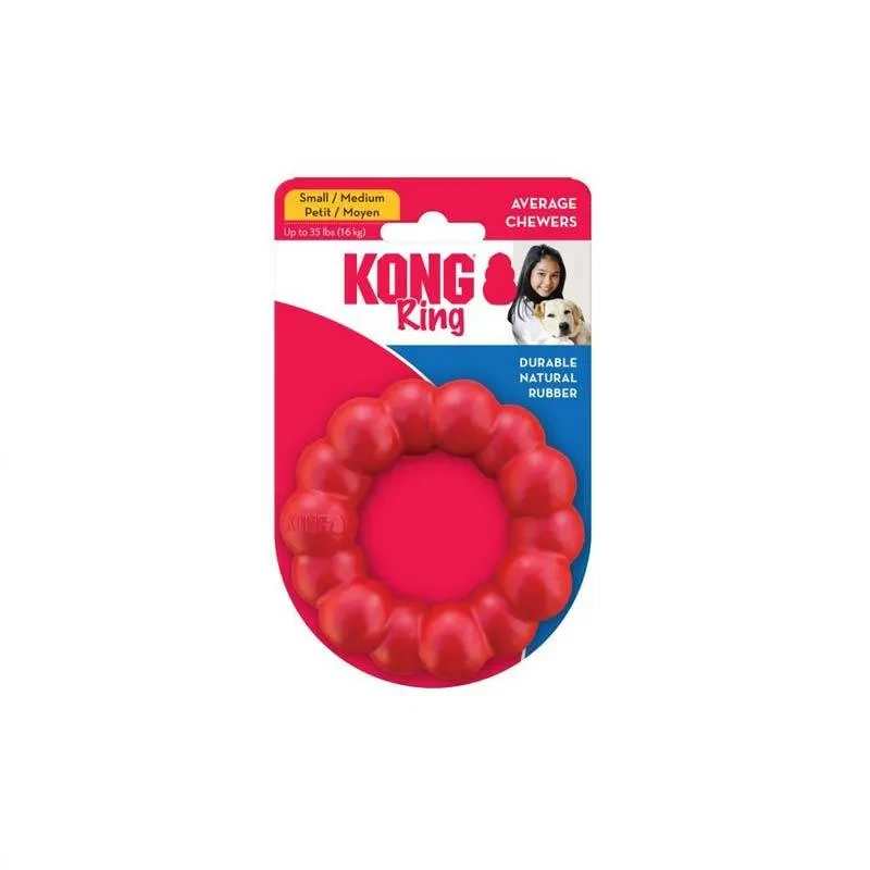 Kong-Ring-zabawka-dla-psa-gryzak-z-czerwonej-nietoksycznej-gumy-S/M.webp