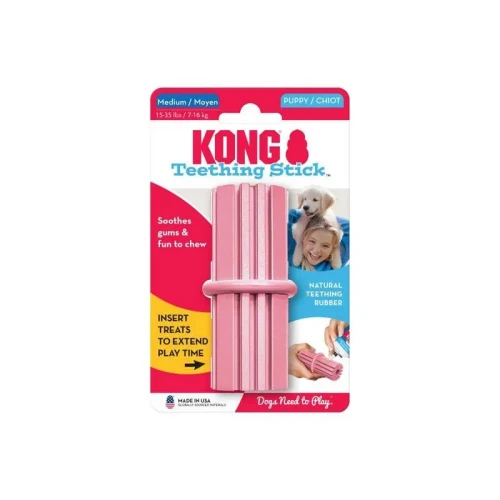 Kong Puppy Teething Stick - zabawka, gryzak dla szczeniąt i młodych psów M