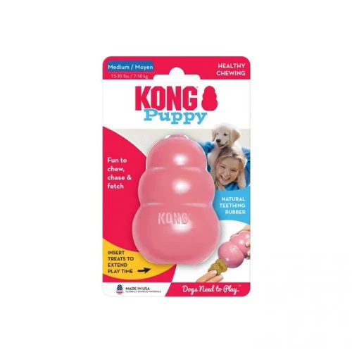 Kong Puppy - zabawka dla szczeniąt, gryzak dla młodych psów M