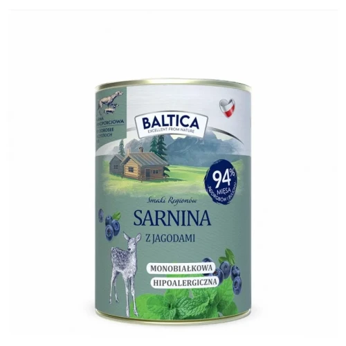  Baltica Karma mokra Sarnina z jagodami 400g