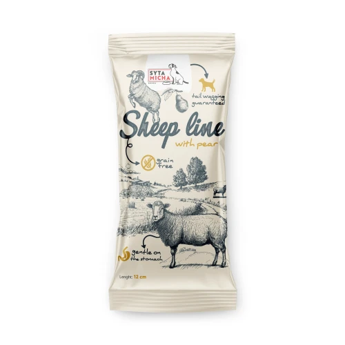 Syta Micha Sheep Line Kość do żucia Owca z gruszką 12cm - przysmak dla psa