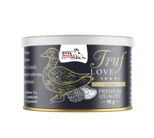 Syta Micha TrufLove z kaczką i truflami 90g - miękkie, przysmaki dla psa