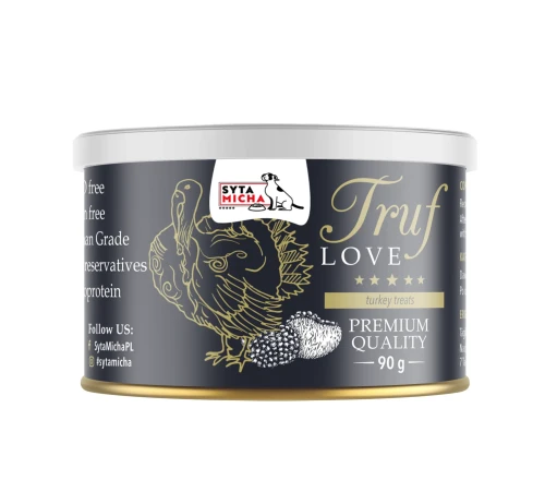 Syta Micha TrufLove z indykiem i truflami 90g - miękkie, przysmaki dla psa