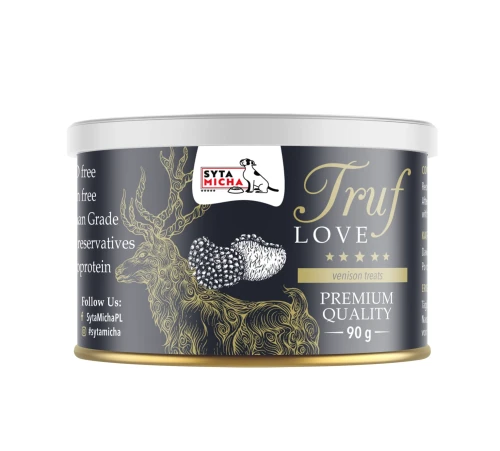 Syta Micha TrufLove z dziczyzną i truflami 90g - miękkie, przysmaki dla psa