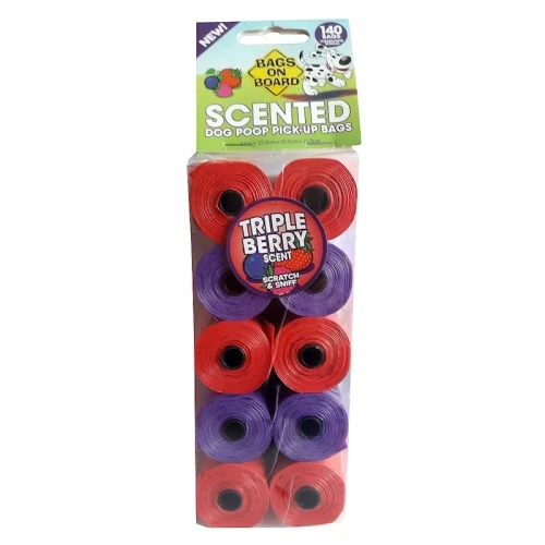 Bags on Board - Triple Berry Scent - Worki na odchody perfumowane