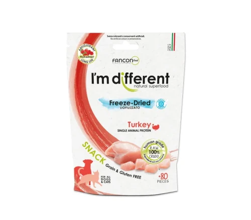 I’m different Liofilizowana przekąska - indyk - przysmak dla psa