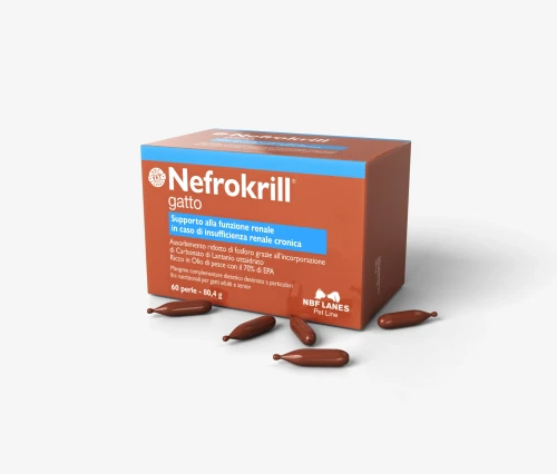 NBF Lanes Nefrokrill gatto 60 kapsułek