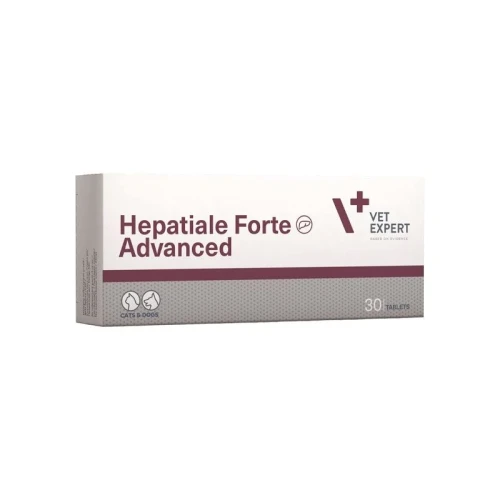 VetExpert Hepatiale Forte Advanced - preparat wspomagający funkcje wątroby 30 tabl