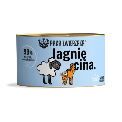 Paka Zwierzaka Jagnięcina dla kota 200g