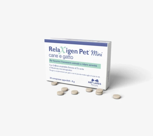 NBF Lanes Relaxigen Pet Mini cane e gatto 20 tabs