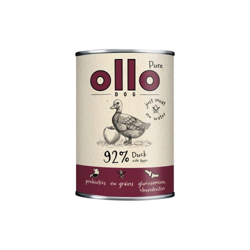 Ollo Karma mokra dla psa Pure Kaczka z jabłkiem 400g