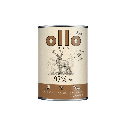 Ollo Karma mokra dla psa Pure Jeleń 400g