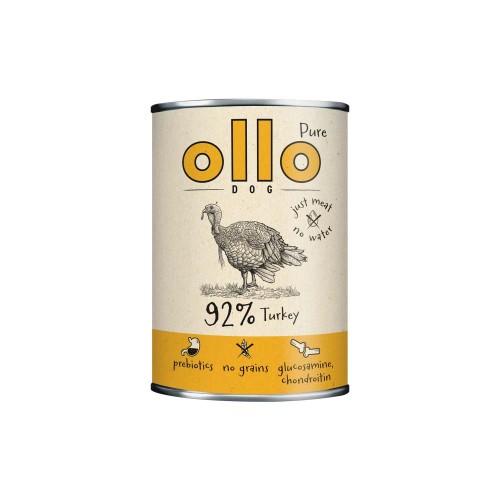 Ollo Mokra karma dla psa Pure Indyk 400g
