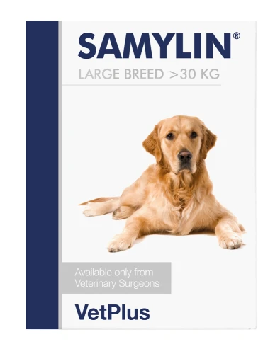 VetPlus Samylin Rasy Duże 30 sasz - wspomaga pracę i funkcjonowanie wątroby
