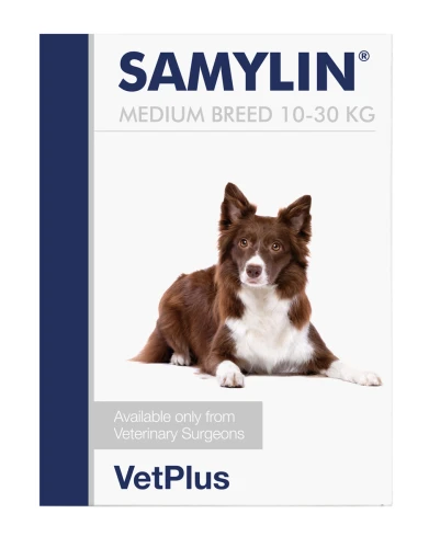 VetPlus Samylin Rasy Średnie 30sasz - wspomaga pracę i funkcjonowanie wątroby