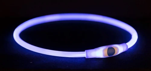 Trixie Obroża Led z Podświetleniem Niebieskim USB L-XL