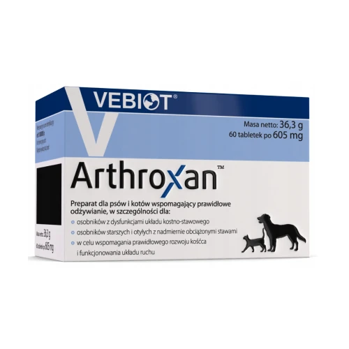 Vebiot Arthroxan dla psów i kotów 60 tab